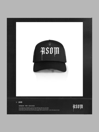 Black ASOM Trucker Cap